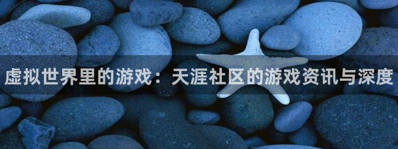 星欧娱乐科技：虚拟世界里的游戏：天涯社区的游戏资讯与深度