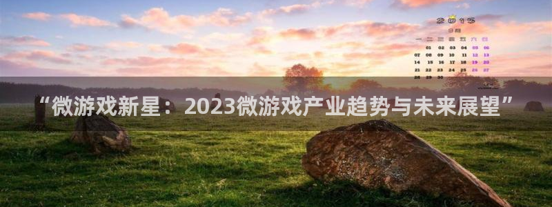 星欧娱乐平台登录线路：“微游戏新星：2023微游戏产业趋势与